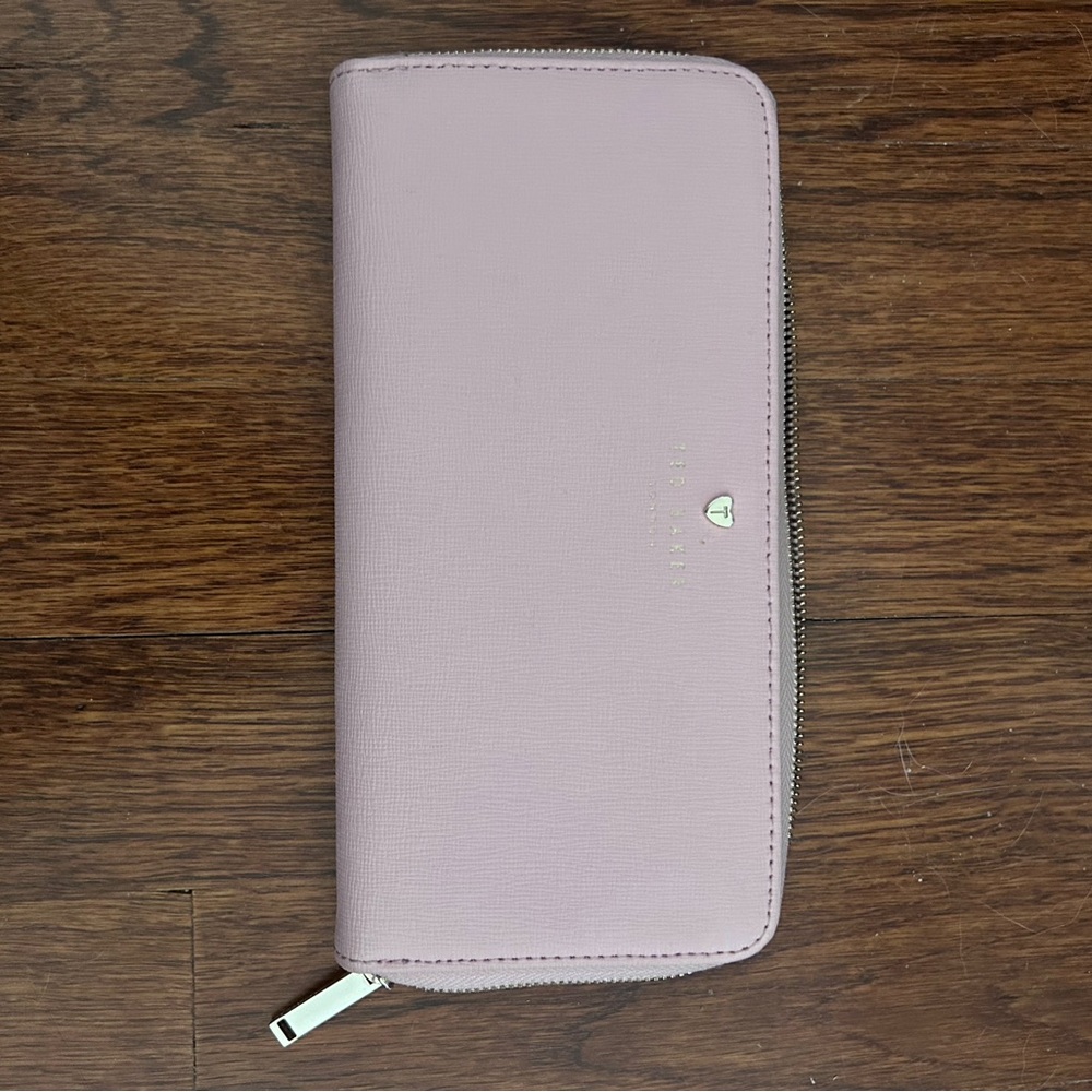 Ted Baker Pink Zip-Around Wallet